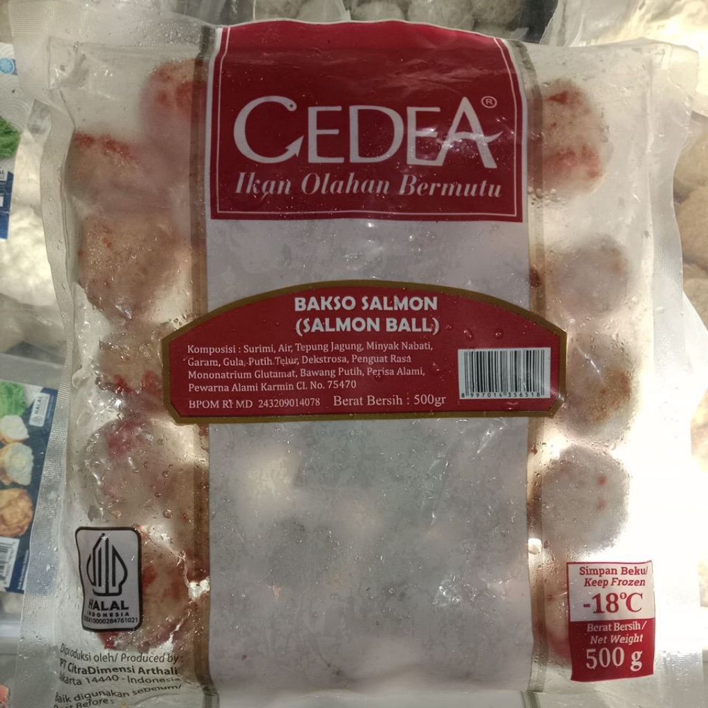 

Cedea Bakso Salmon 500gr