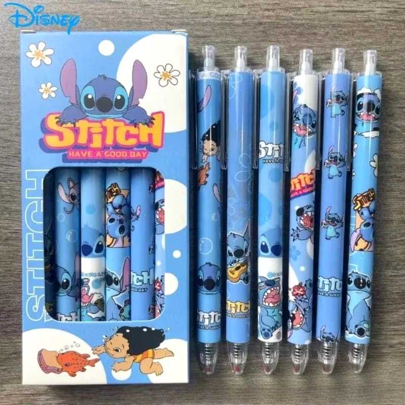 

[GEMAS] Pulpen Set Isi 6Pcs Katakter Disney Stitch Lilostitch Box