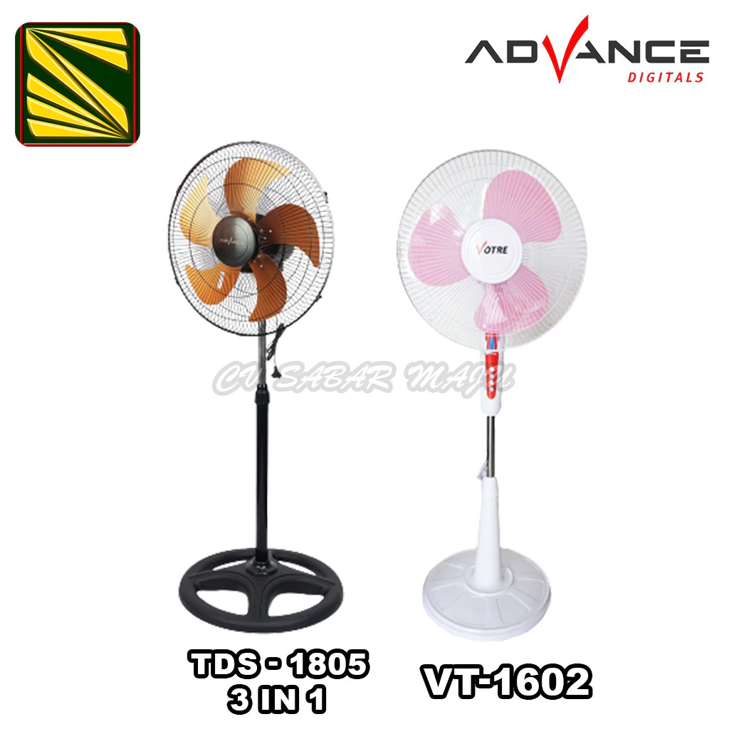 Advance Kipas Angin Berdiri 1602 / Kipas Angin Stand Fan Advance 1602