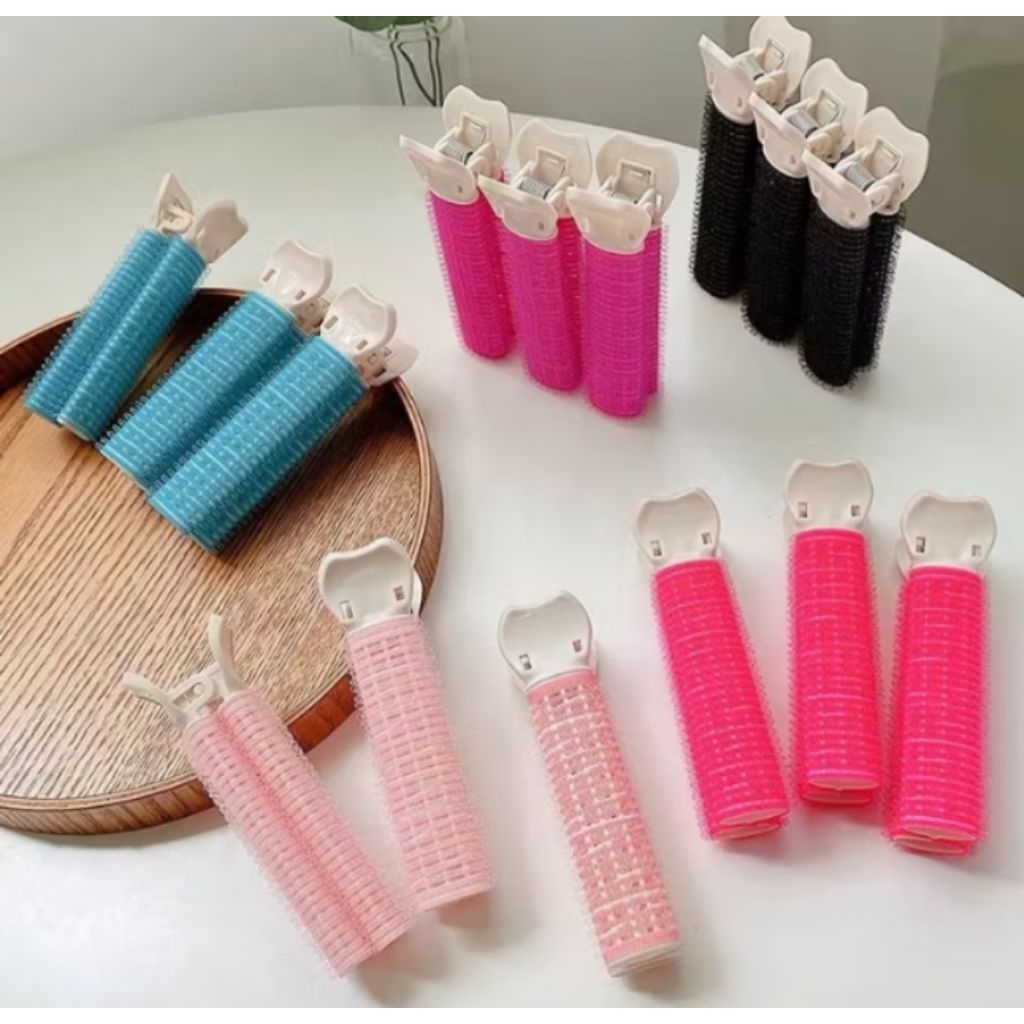 Jepit Rambut Gulung / Roll Rambut Jepit Untuk Poni / Roll Rambut