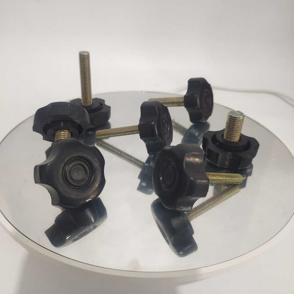 Baut Knop Star M6 M8 M10 / Baut Kuping Pegangan / Baut Bintang Knob