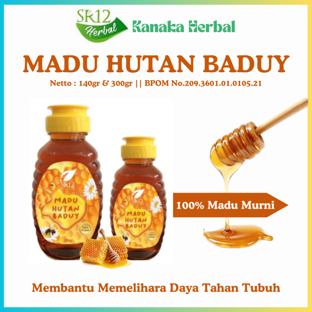 

Kanaka Herbal - SR12 Madu Hutan Baduy 100% Madu Alami Madu Hutan Akasia Meningkatkan Imunitas Tubuh
