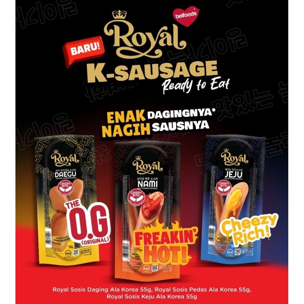 

Belfoods Royal RTE Sosis Ala Korea
