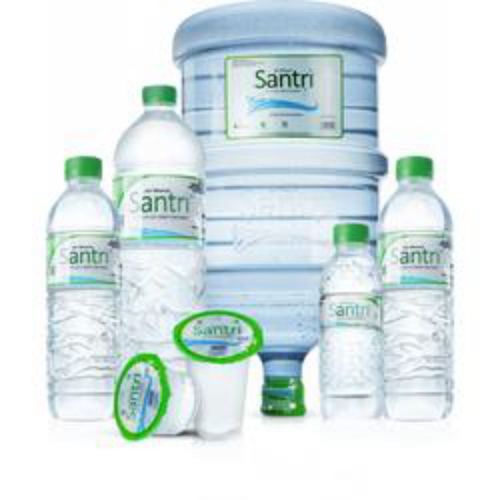 

Air Mineral Santri Kemasan galon 19LGalon plus air asli