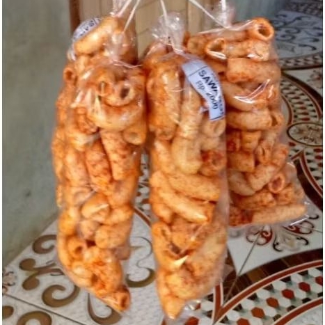 

kerupuk makroni ecer 2000 isi 1rncng. 1rncng isi 5pcs