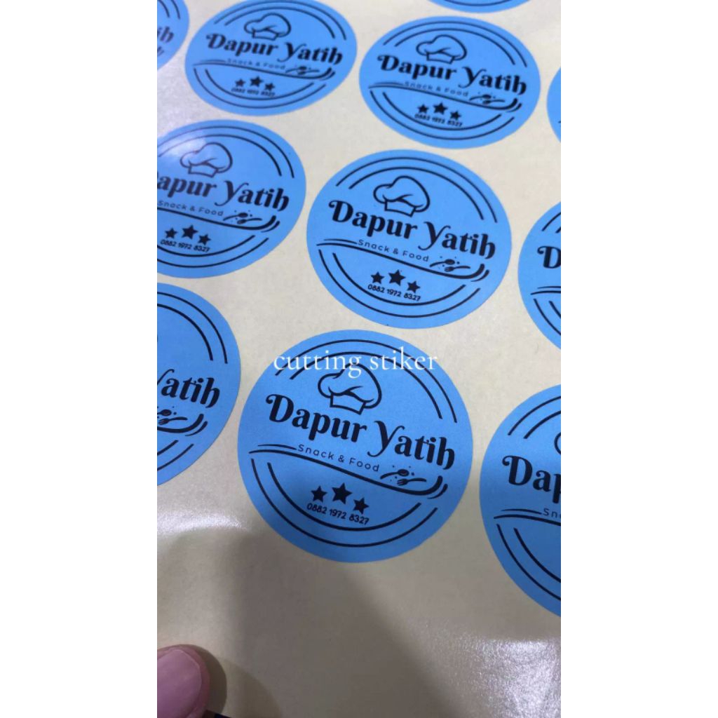 

Cutting sticker cromo