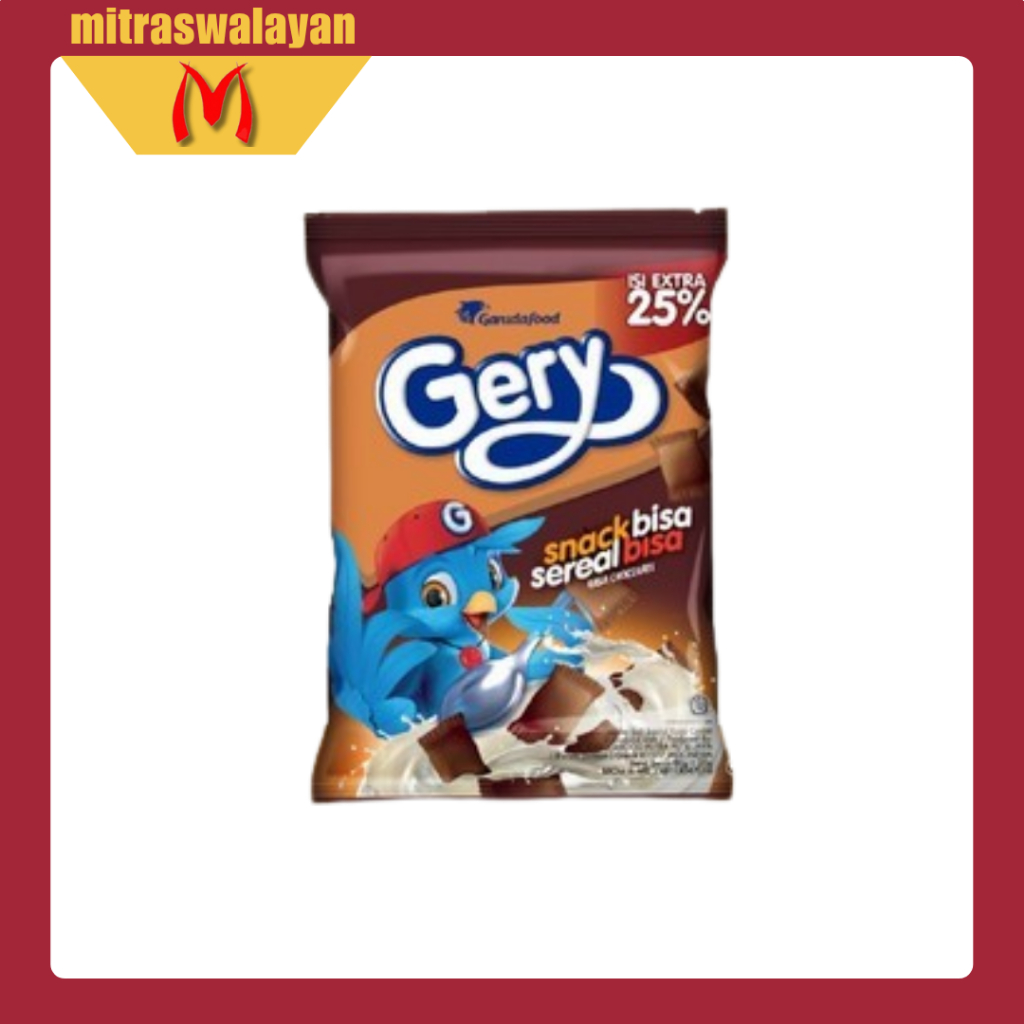 

GERY Snack Sereal Chocolate Wafer Roll 100 gr