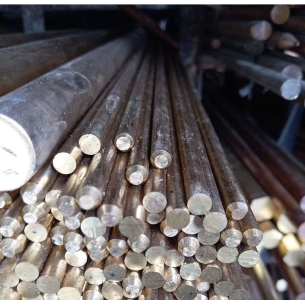 as kuningan diameter 4mm x 500mm as kuningan bulat padat asli