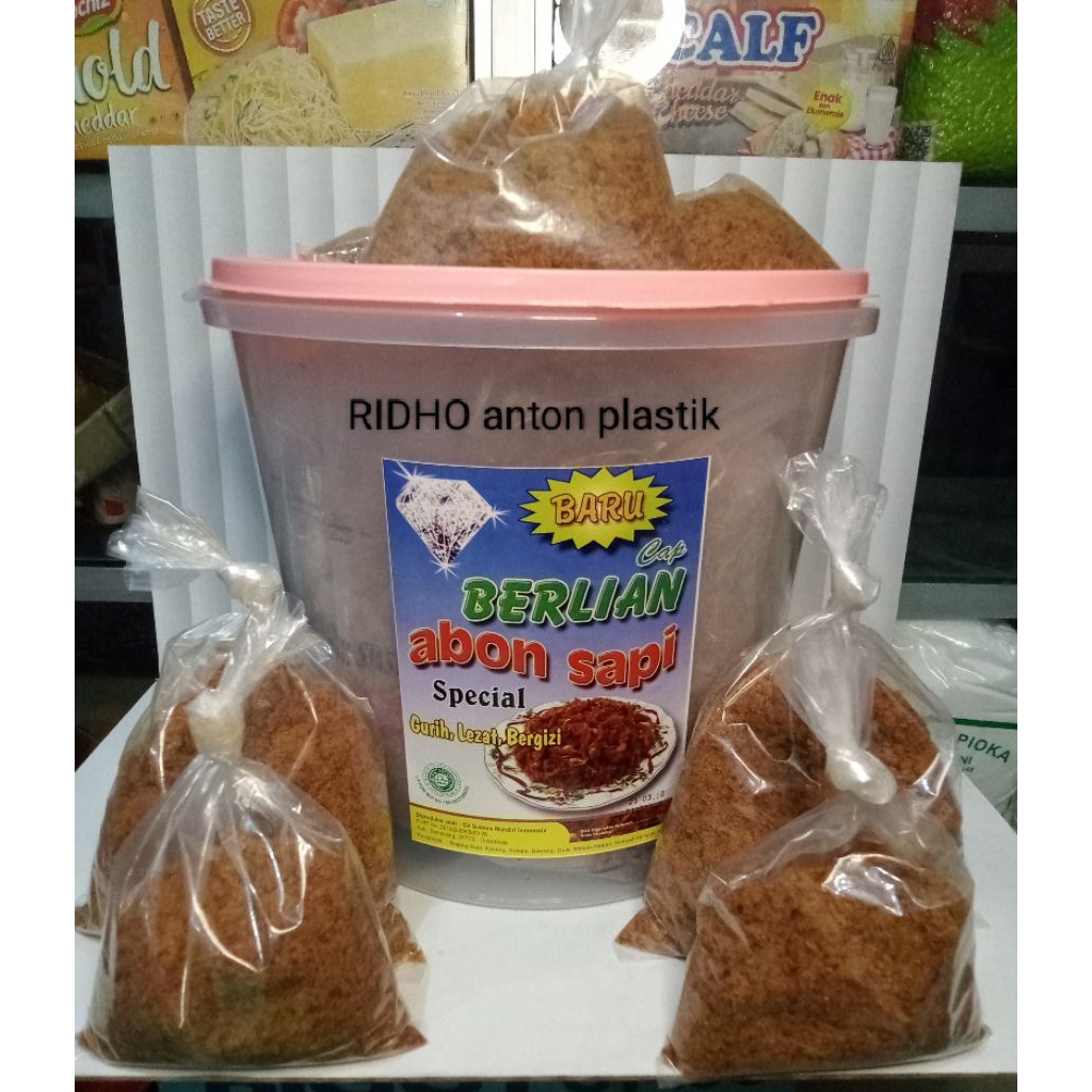 

ABON SAPI cap BERLIAN repack 100gr dan 250gr