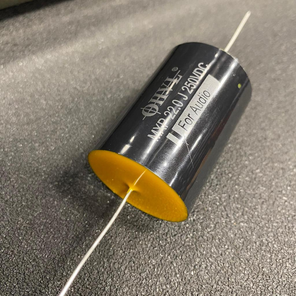 CAPASITOR AUDIO HIGH END OHVL 22 UF / 250 VOLT BLACK (KUALITAS EROPA) HARGA 1 PCS / KAPASITOR AUDIO 
