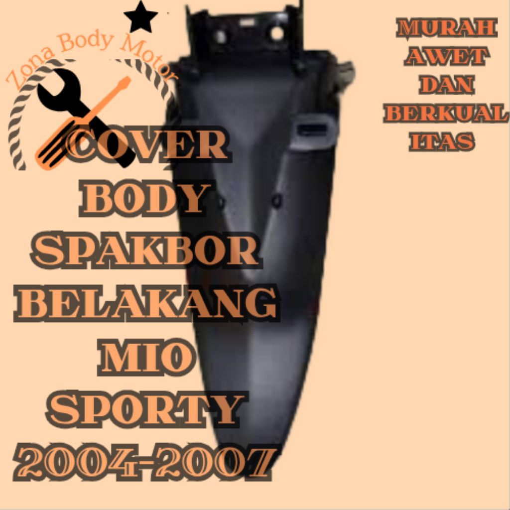 Body Motor Mio Sporty Tahun 2003-2007-Cover Body Spakbor Belakang Mio Sporty Original -Termurah