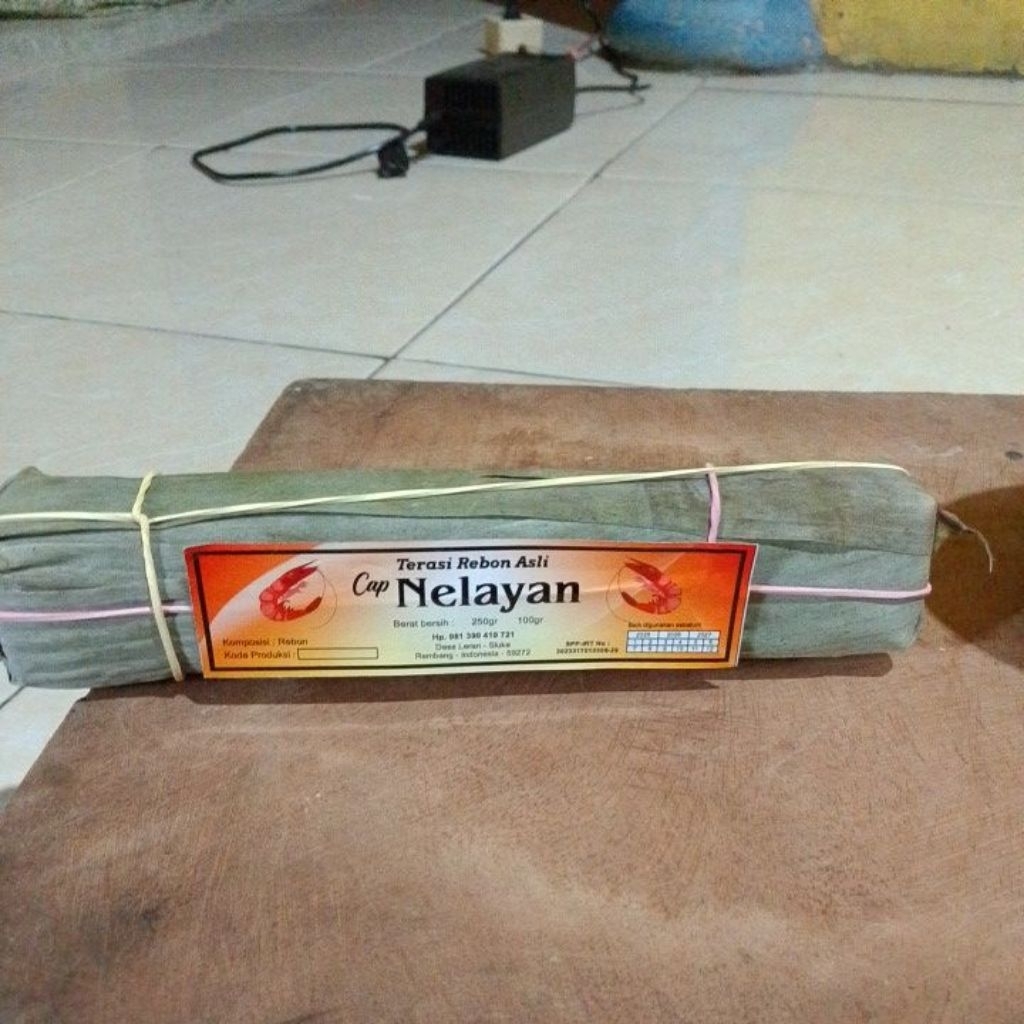 

TERASI REBON CAP NELAYAN DESA LERAN REMBANG