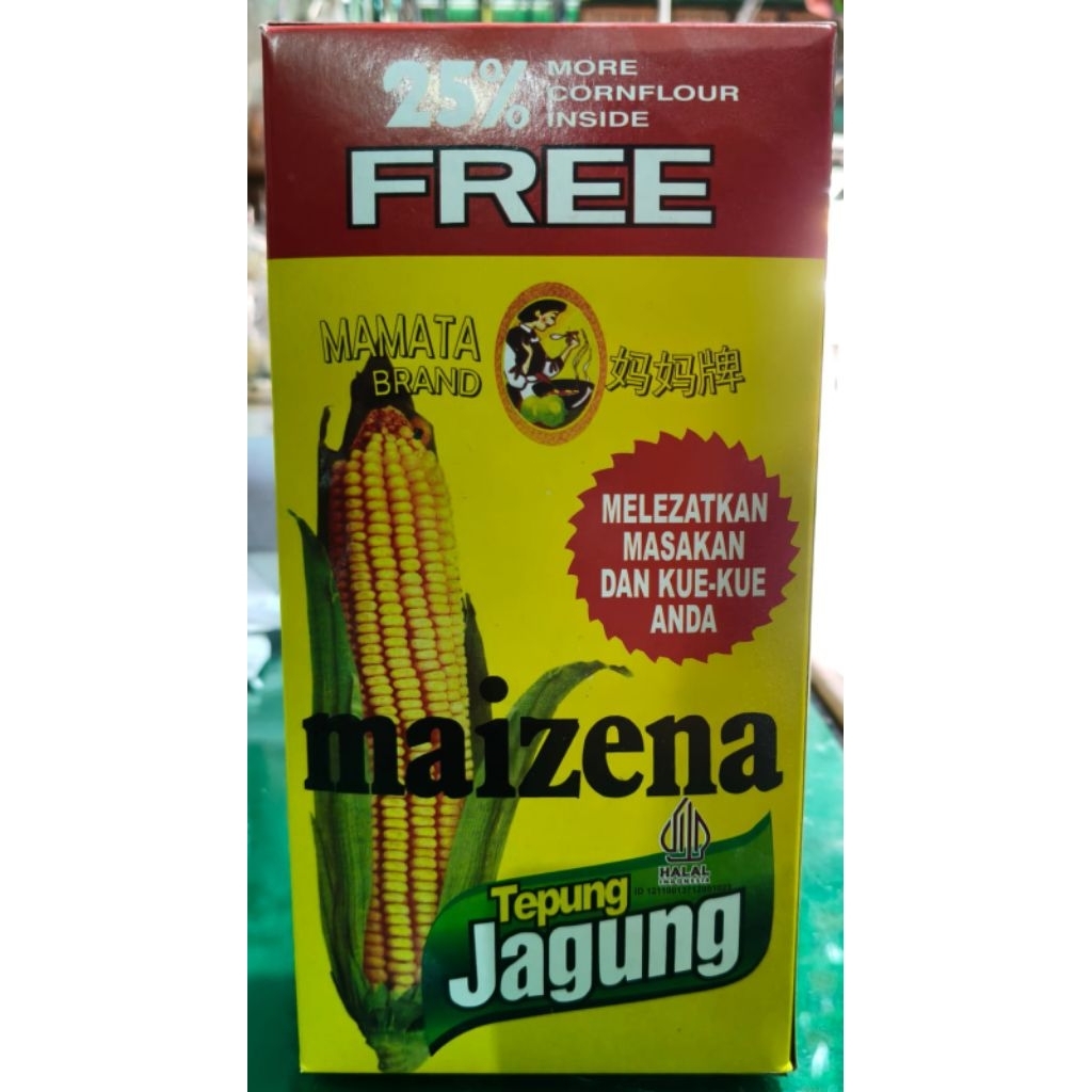 

Tepung Jagung Mamata Brand 400 gram