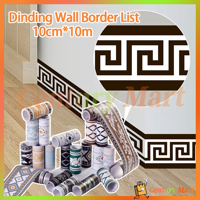 CM Wallpaper Sticker Border List Tembok 10cmx10m Wallpaper Dinding/Dinding Wall Border List