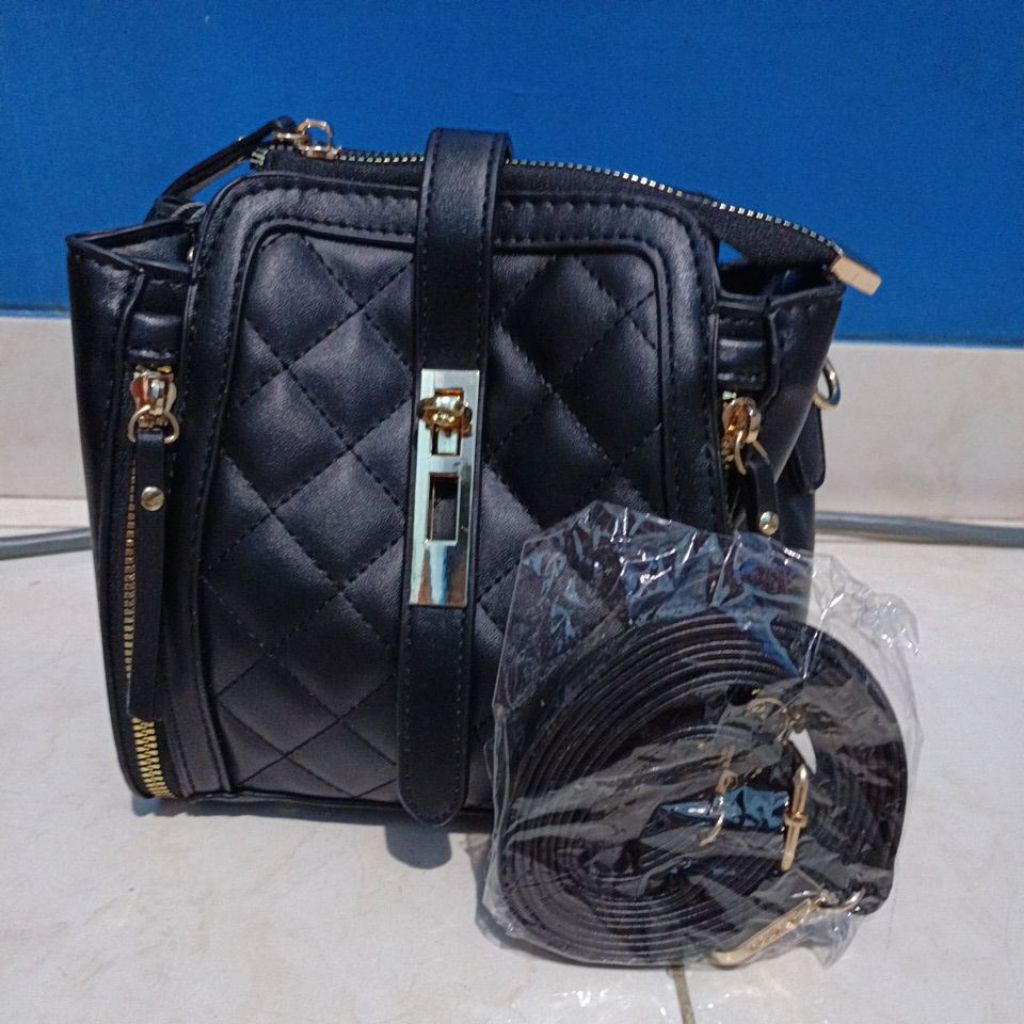 Honyan Gold Tas Selempang Tas Anya Sling Bag Kulit