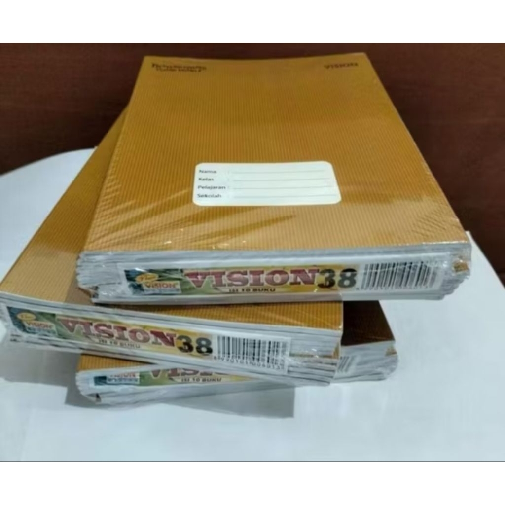 

BUKU TULIS VISION 38 CRAF / SAMPUL COKLAT 1 PACK