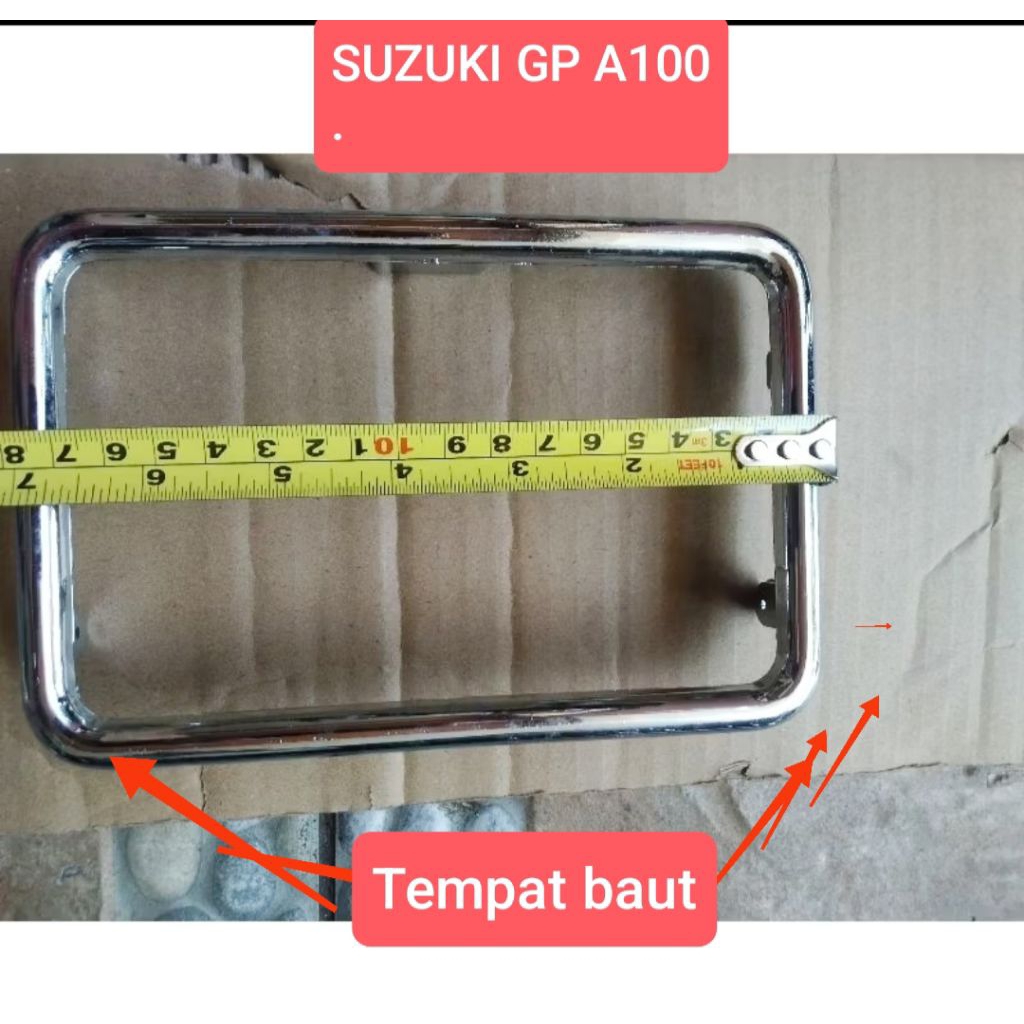 ring Reng lampu refektor reflektor depan Suzuki  GP 100 GP100 GP 125  GP125 TRS  TRZ A 100 A100  TS 