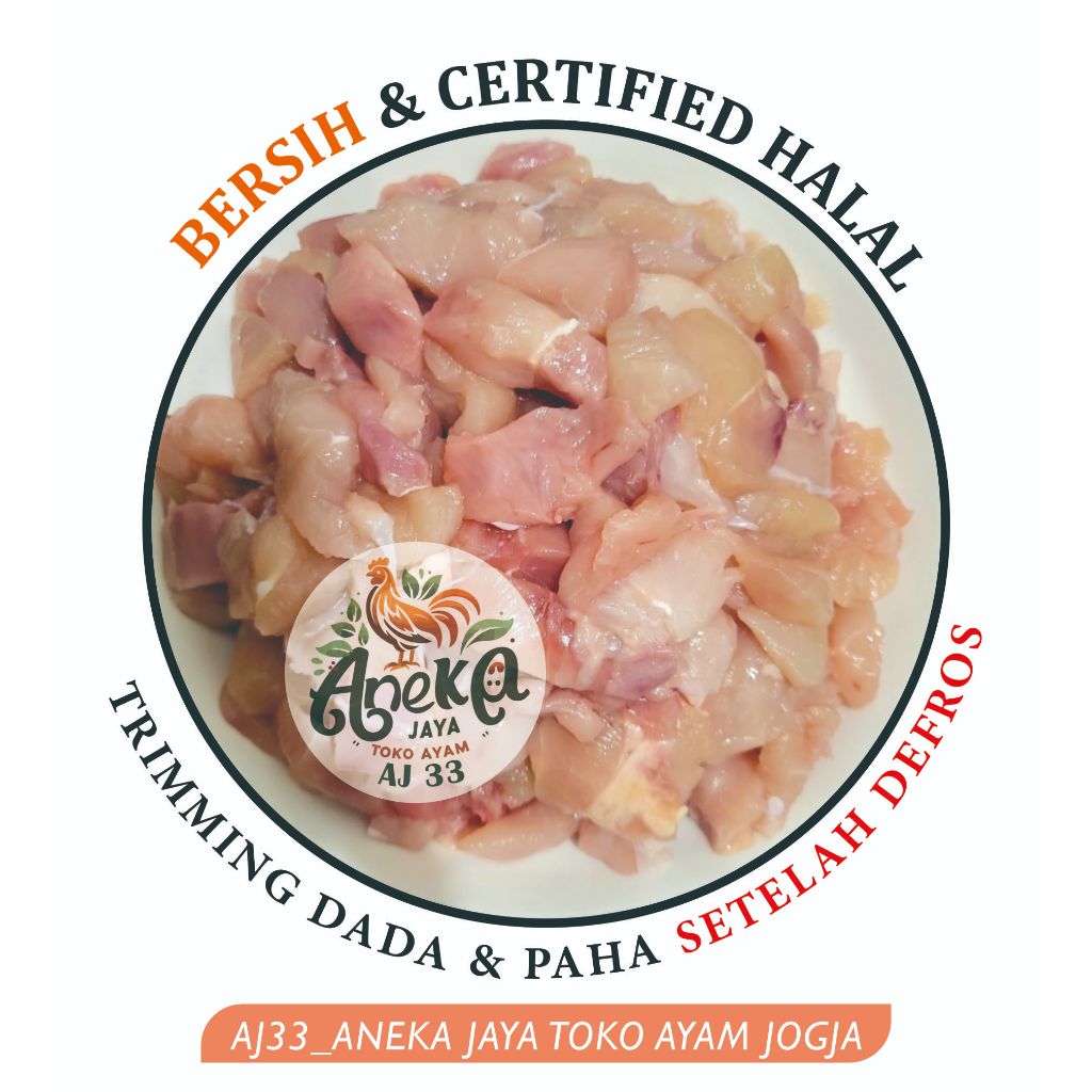 

Cincang mix dada & paha bersih frozen 1 kg