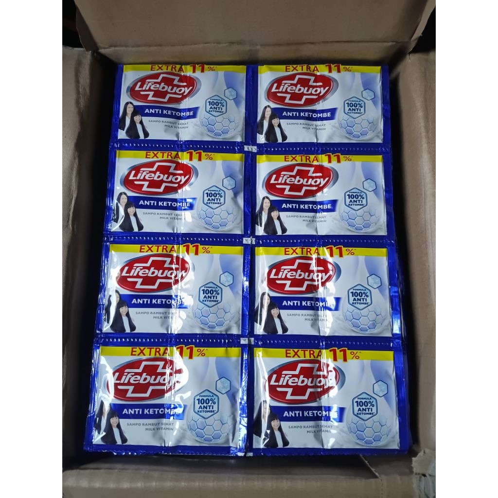 shampoo lifebuoy sachet 1renteng