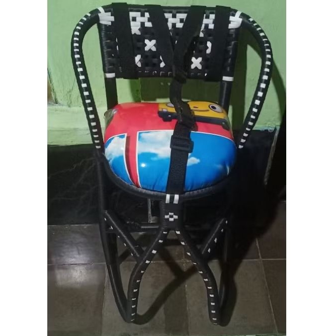 Mamolly_Mart Kursi Rotan Boncengan Anak Motor Suzuki Skywave Lilitan Setengah & Full Dengan & Tanpa