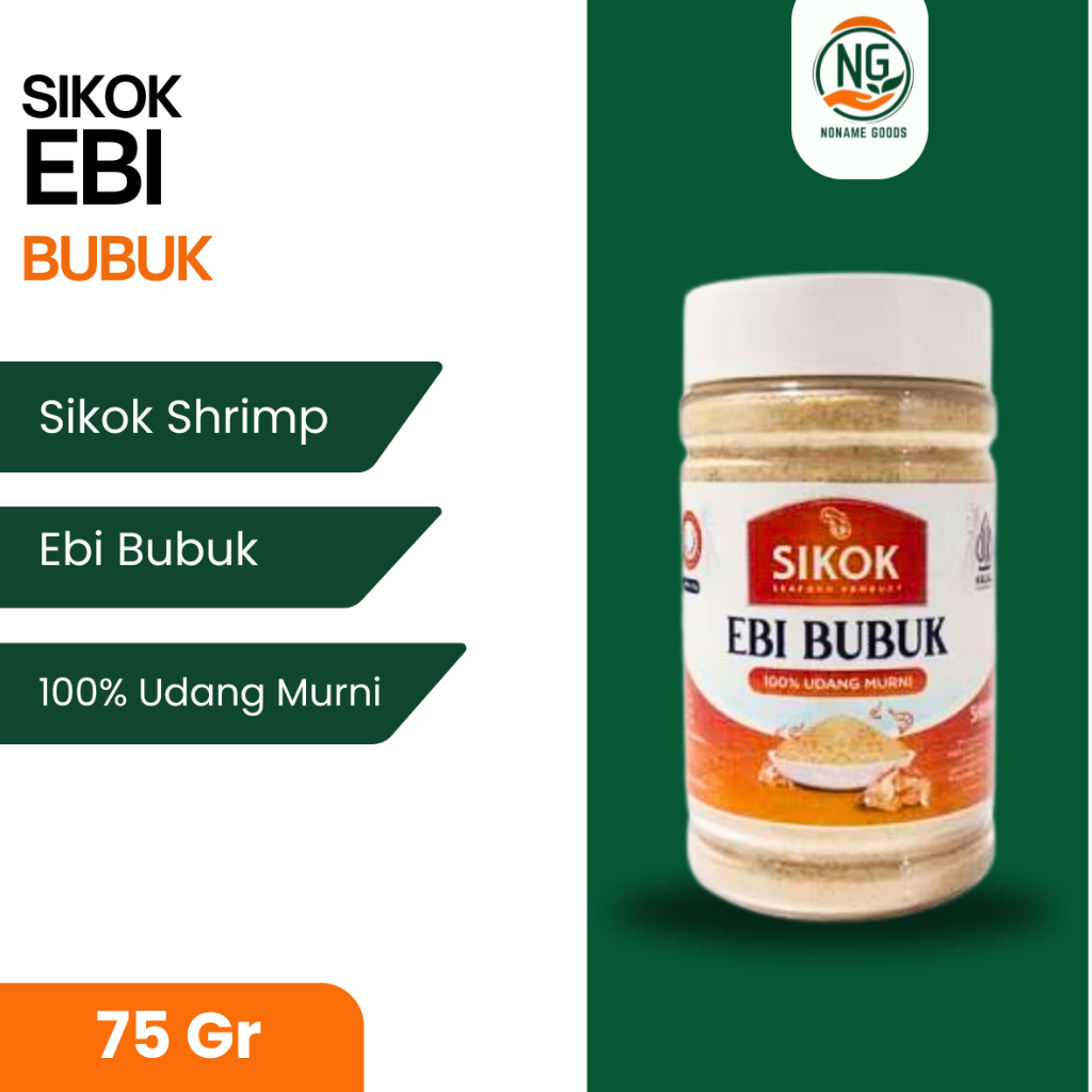 

EBI BUBUK SIKOK BANGKA 75 GRAM SIKOK SHRIMP