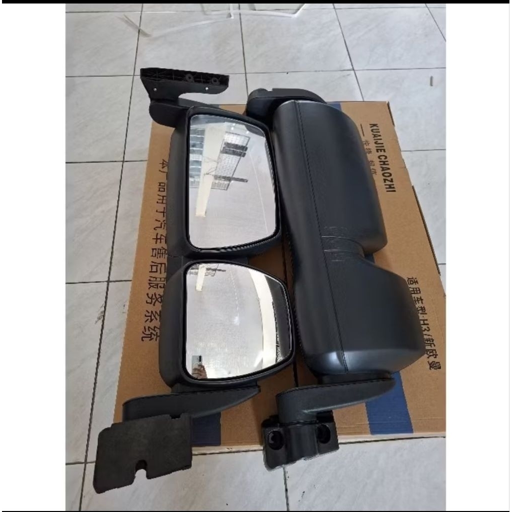 Spion Truk Auman Model Jumbo | Bisa untuk Canter, Hino, Fuso, Dutro | Tampilan Gagah
