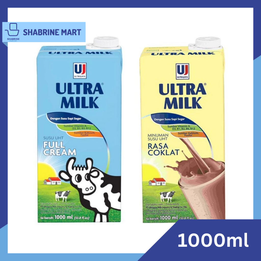 

Ultra Milk Full Cream Coklat 1000 ml – Susu UHT