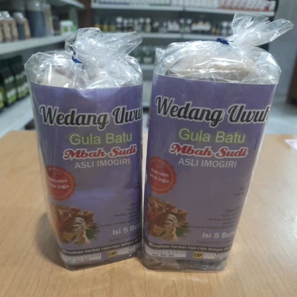 

Oleh-oleh Khas Jogja!!! Wedang Uwuh Gula Batu Mbah Sudi Asli Imogiri @ 5 bungkus