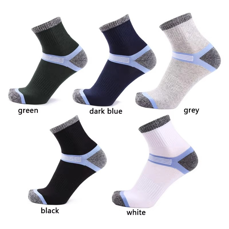 Kaos Kaki Pendek Mata Kaki Olahraga Quick Dry Socks Breathable Sock Sports Pria Wanita Dewasa 39 40 44 45 39-45 all size 1/4 Tebal Empuk Sejuk Dingin Nyaman Anti Gerah Bakteri Licin Jalan Lari Olahraga Gym Fitness Outdoor Kantor Kerja Sekolah Playground