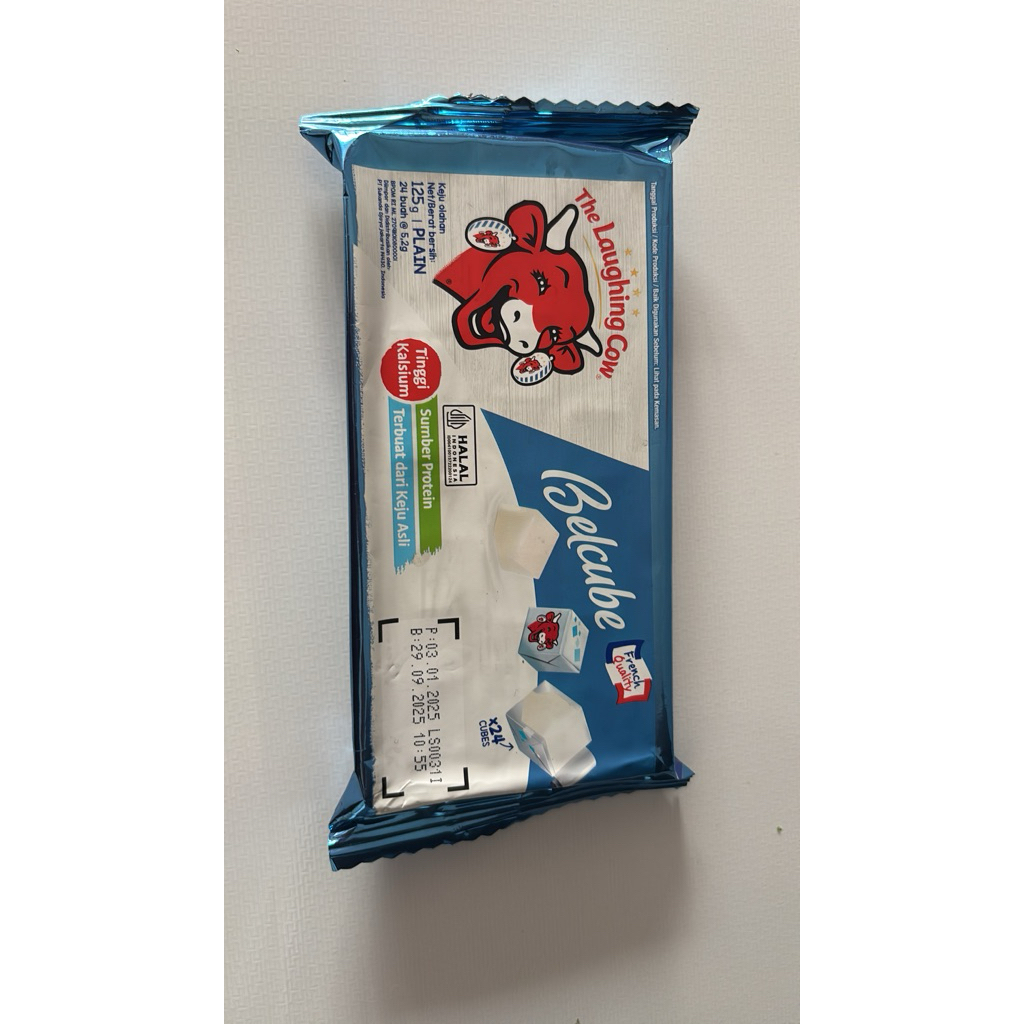 

Keju belcube Plain 125gr