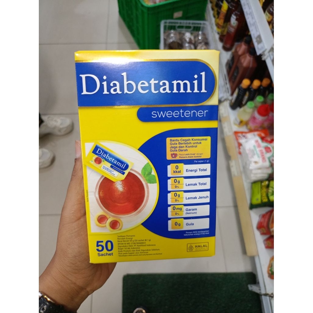 

DIABETAMIL SWEETENER 50'S