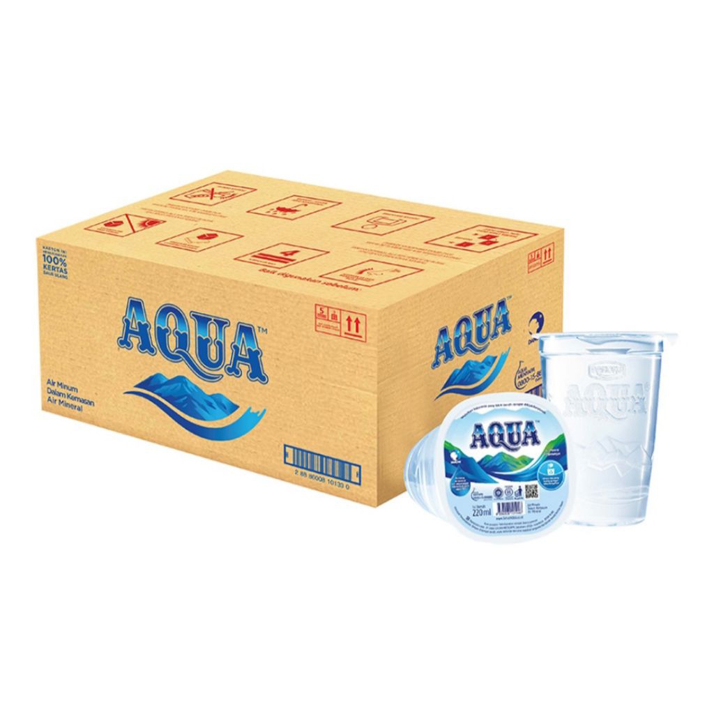

AQUA GELAS 220 ML ISI 48