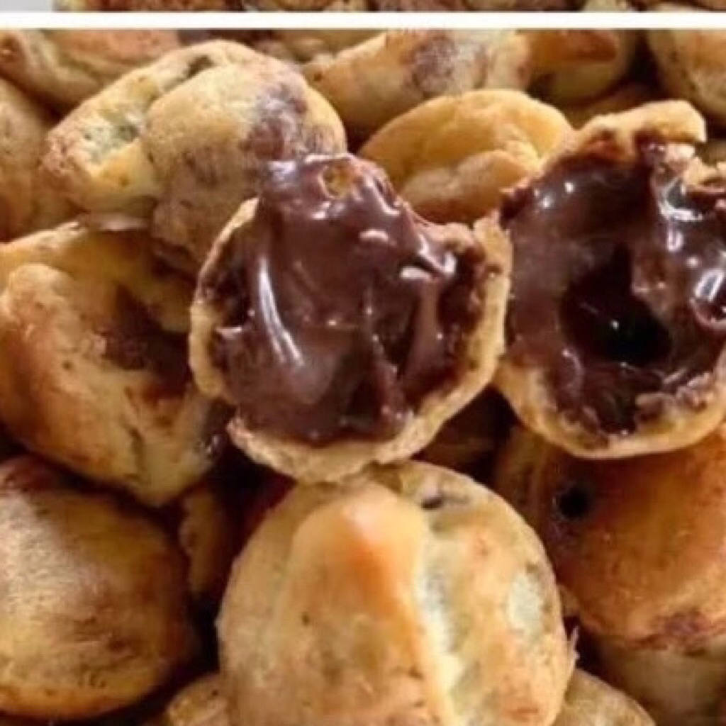 

Sus Kering Isi COKLAT 250gr - Snack cemilan manis Soes sus Coklat