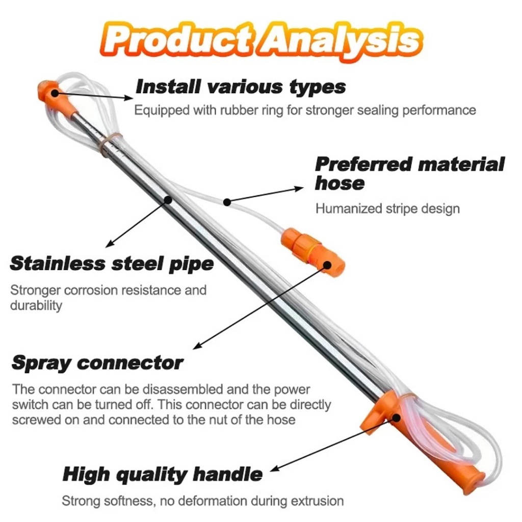 Stik Telescopic Sprayer 3.5 Meter Stainless Steel