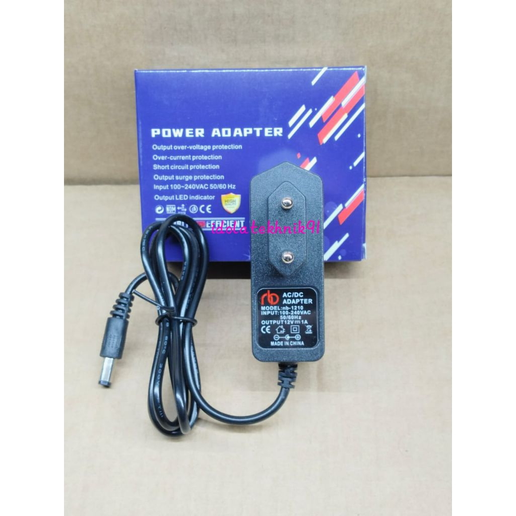 Adaptor 12V 1A / Adaptor DC 12 Volt 1 Ampere Adaptor 12v 1a