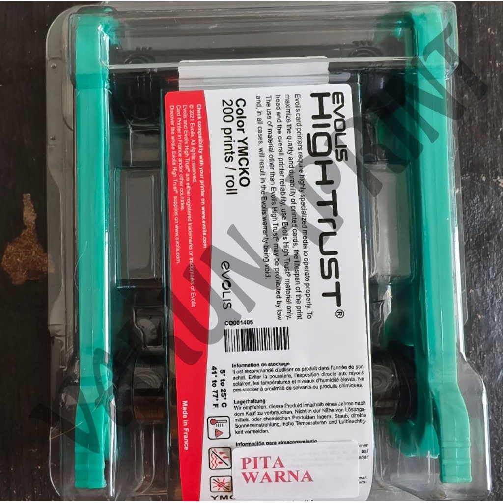 Ribbon Evolis R5FP00308 / R5FP00308 / R5F202P00308 / Ribbon Evolis / YMCKO R5F202P00308