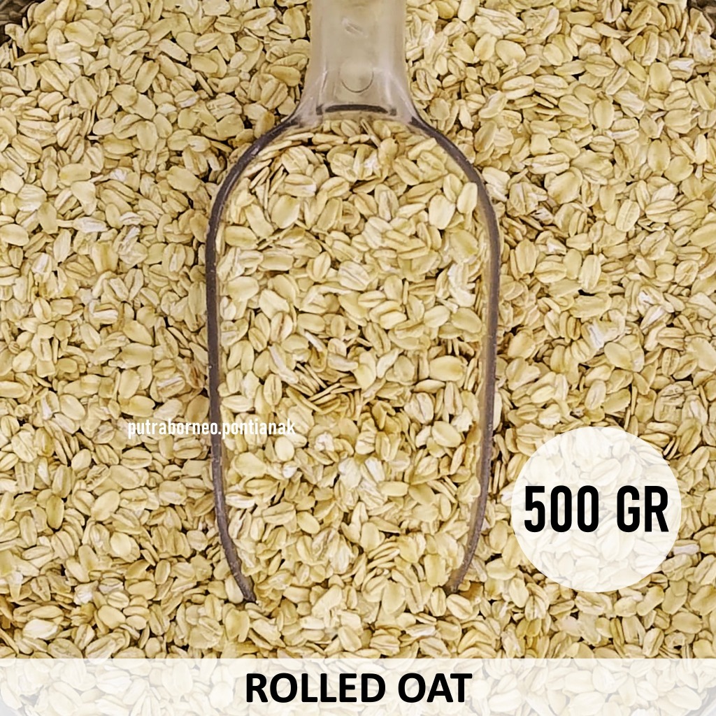 

Rolled Oat 500gr / Oatmeal Sereal Gandum / Quaker Oat / Oat Diet Ampuh / Sereal Diet Pengganti Makan