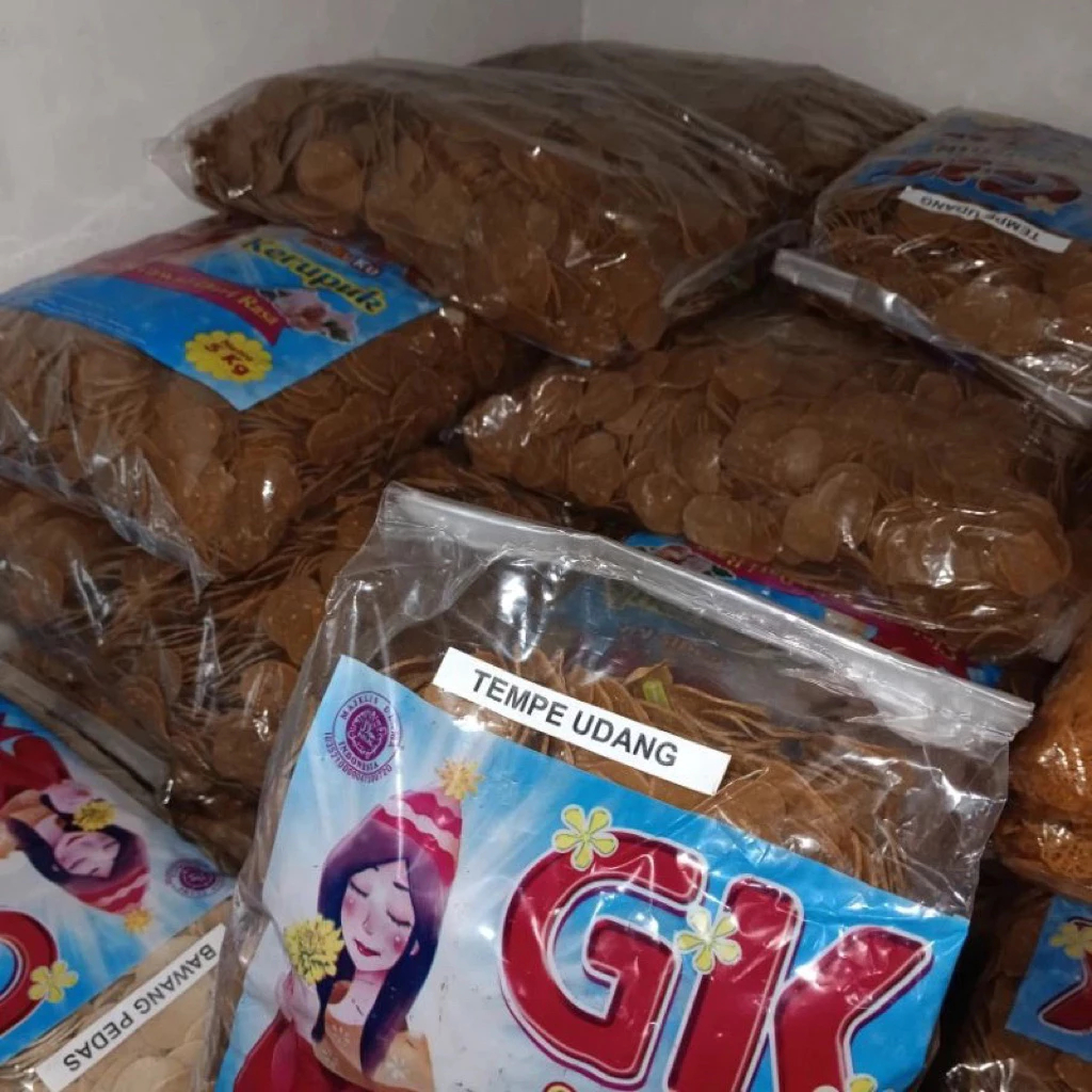 

Kerupuk TEMPE UDANG Gurih Nikmat Renyah