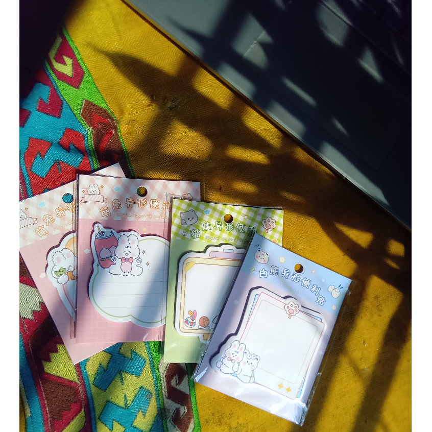 

Shaped Post It Sticky Notes Lucu, Imut, Mini Isi 20 Lembar - Catatan Tempel - Catatan Memo Tempel Karakter
