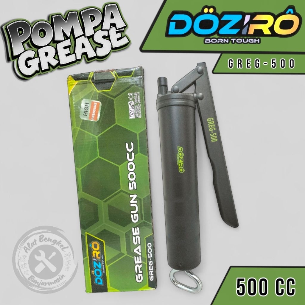 POMPA GREASE "DOZIRO" 500CC ||POMPA GEMUK/GREASE GUN "DOZIRO" 500 CC