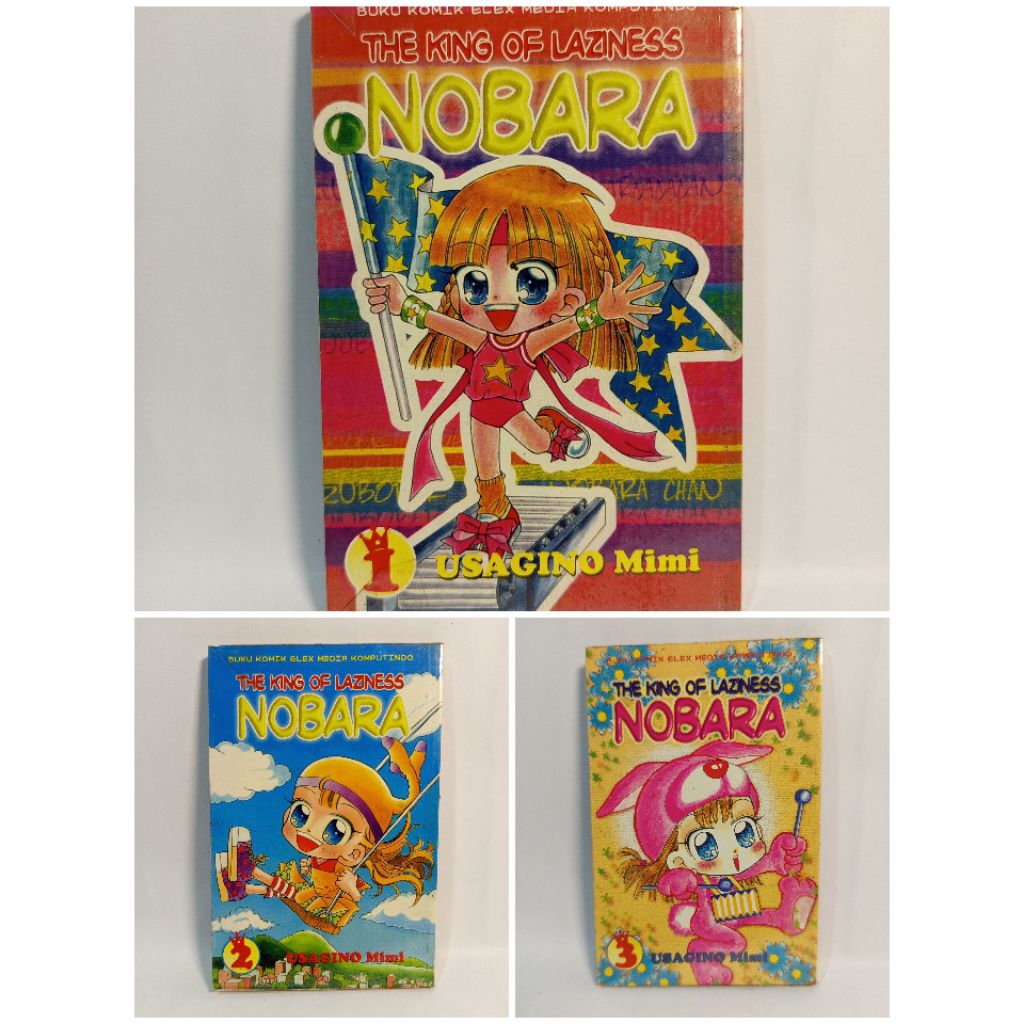 [Buku Komik fullset] - The king of laziness Nobara 1-3 by usagino mimi original preloved murah bagus