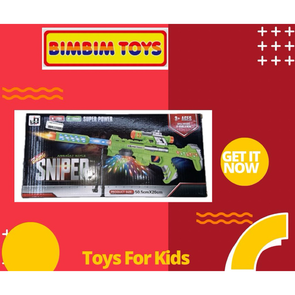 MAINAN SENAPAN ANAK , MAINAN PISTOL ANAK MENYALA LAMPU DAN SUARA