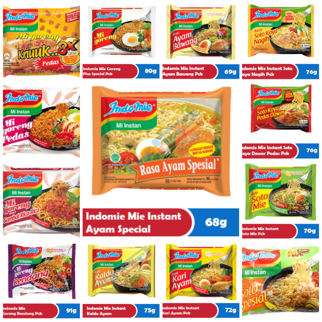 

INDOMIE MI GORENG / MI KUAH VARIANT