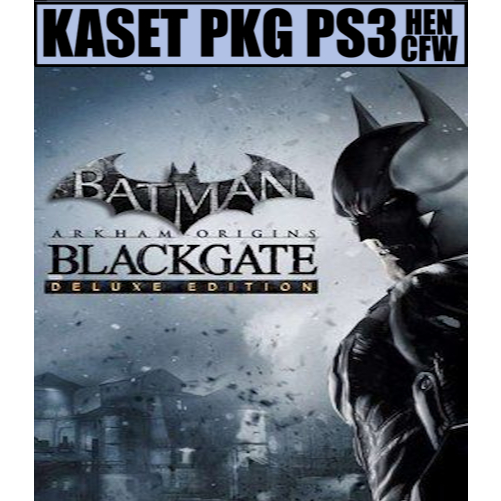 Kaset pkg ps3 Batman Arkham Origins Backstage Deluxe Edition