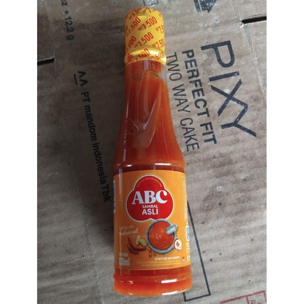 

Saus ABC sambal asli, saus cabai, saus cabe, saus serbaguna