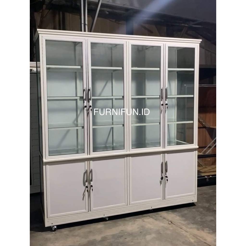 Lemari Hias Kaca / Lemari Arsip / Lemari Acp / Lemari Display kaca