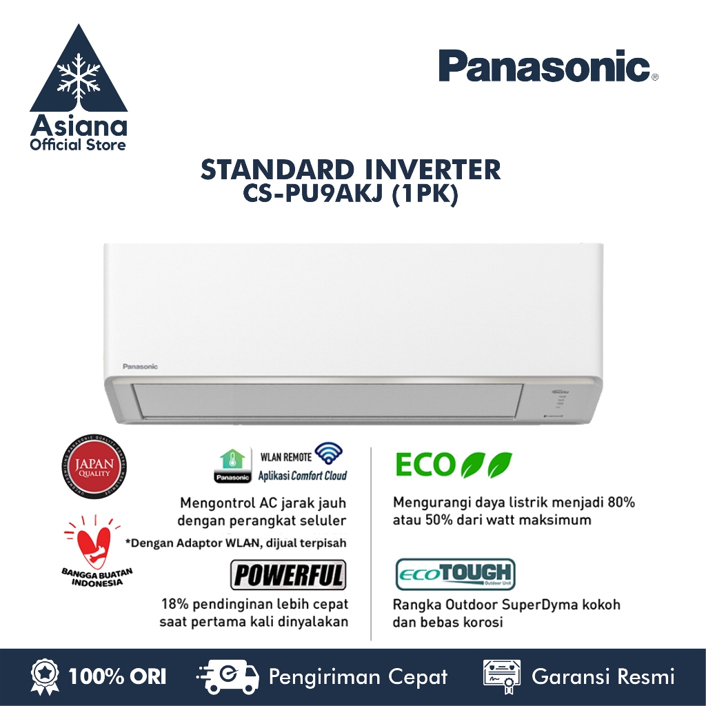 Panasonic CS-PU9AKJ AC Standard Inverter [1 PK]