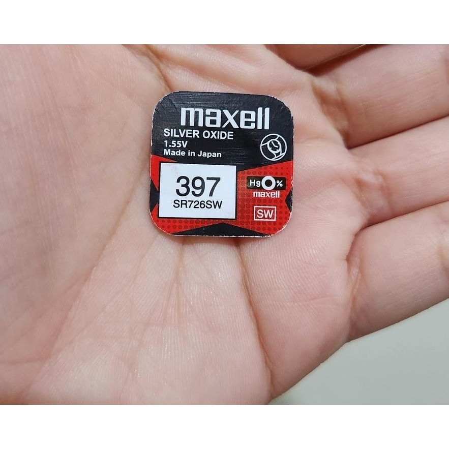 Battery Maxell SR726SW Baterai SR726 SR 726 SW 397 Baterai Batre Batere ORIGINAL MADE IN JAPAN