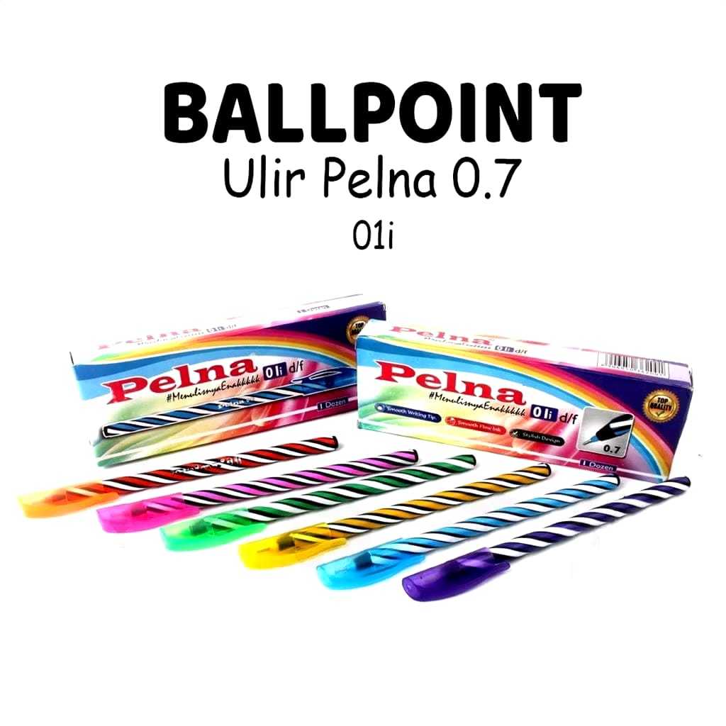 

12pcs Pulpen Ulir PELNA 01 / Pulpen Ulir Lilin / Pulpen Lilin