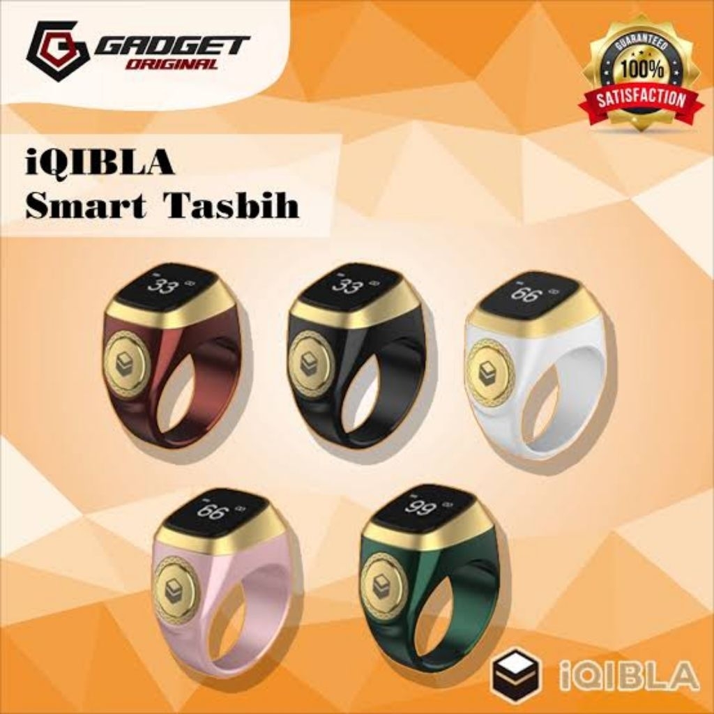 iQibla Zikr Smart Ring Lite E01 Cincin Tasbih Digital - Garansi Resmi 1 Tahun